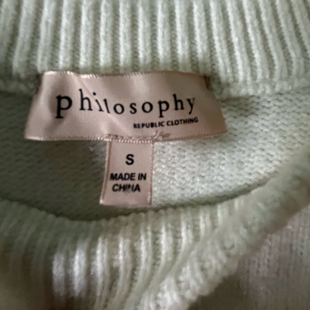 Philosophy Sweater Size Small - Picture 7 of 8